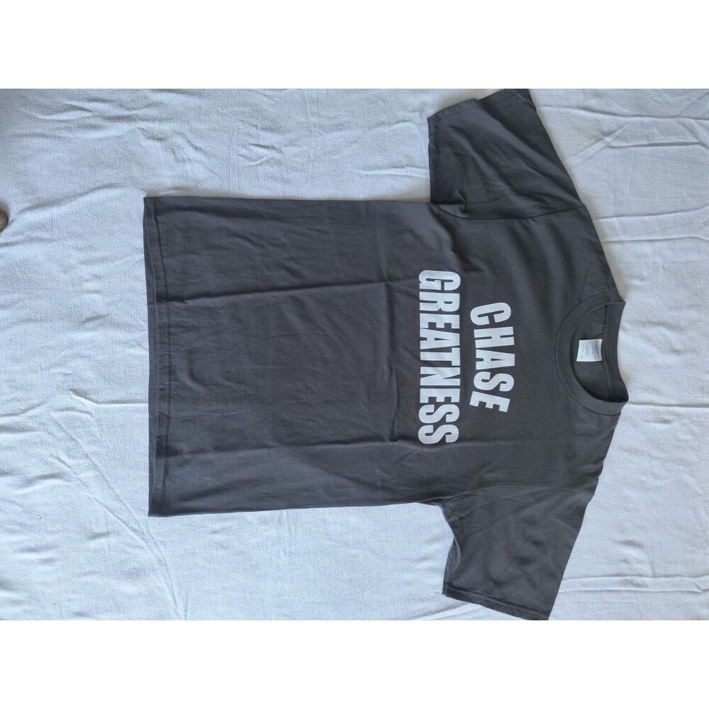 New Port & Company Dark Gray Graphic Tee Size Small | Casual Summer S/P